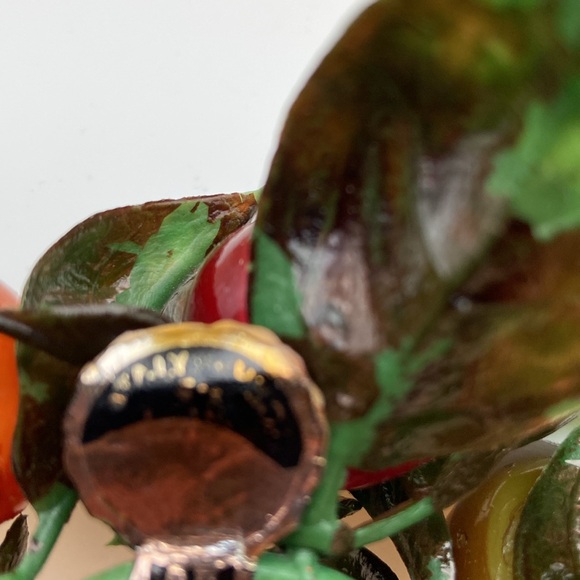 Vintage Christmas Candle Ring Faux Fruit - Made in Italy. READ - Picture 2 of 8